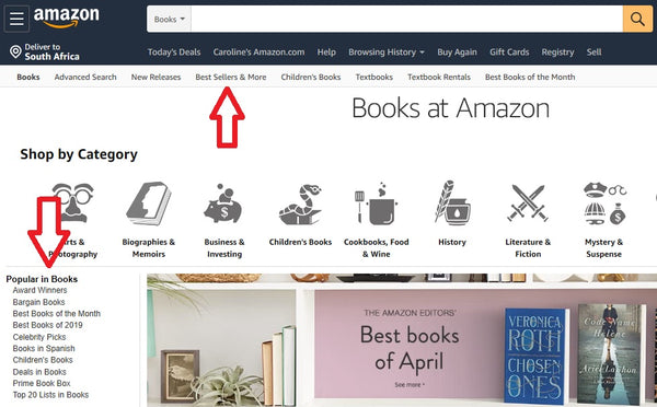 Amazon bestselling books