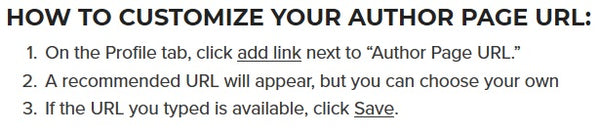 Customize your authors URL